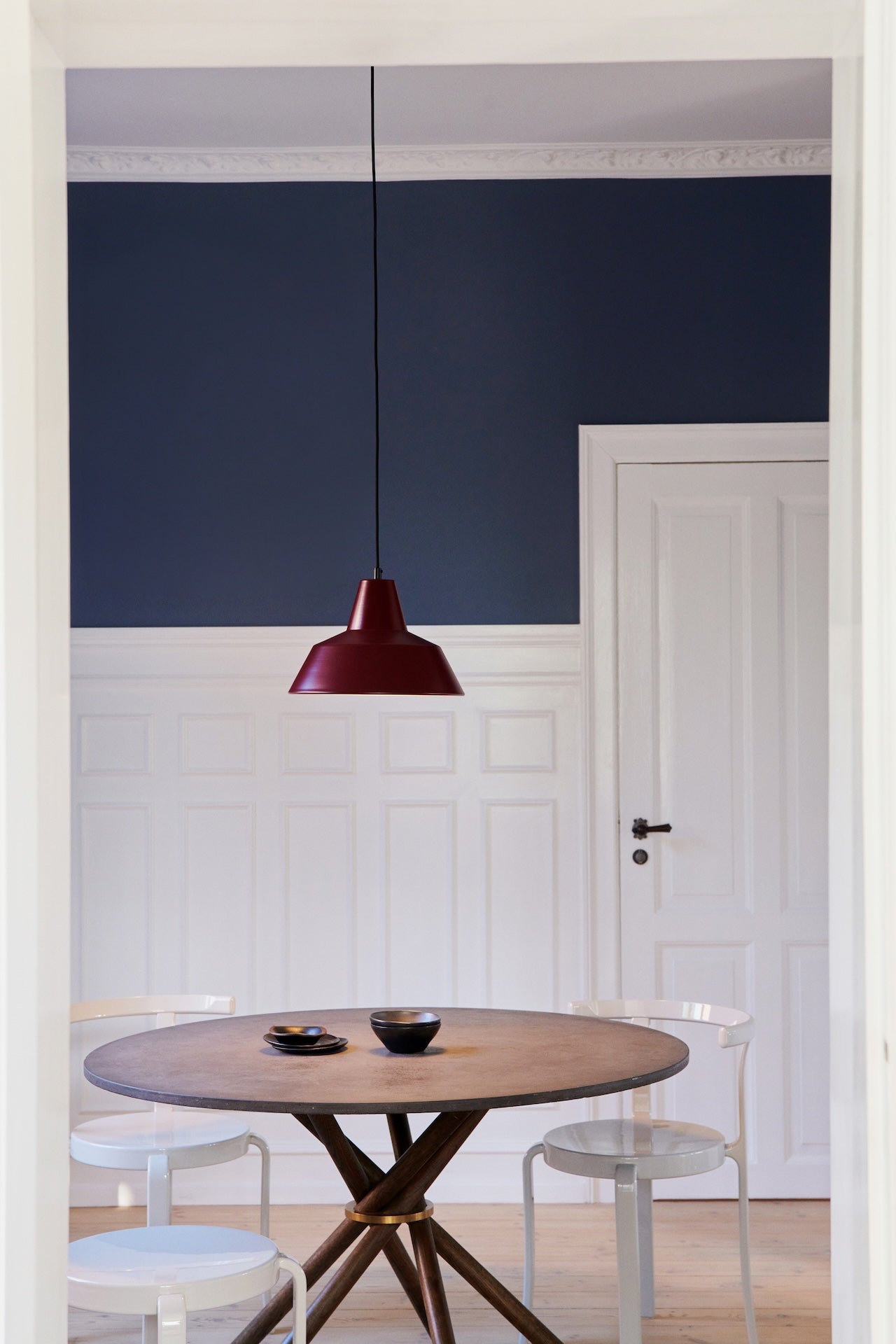 WORKSHOP LAMP Wine Red