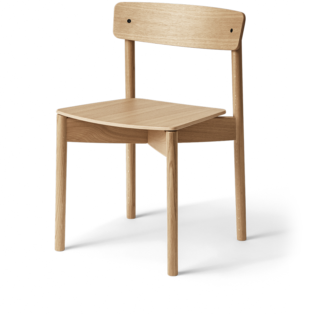 Cross Chair Oak - Main Image
