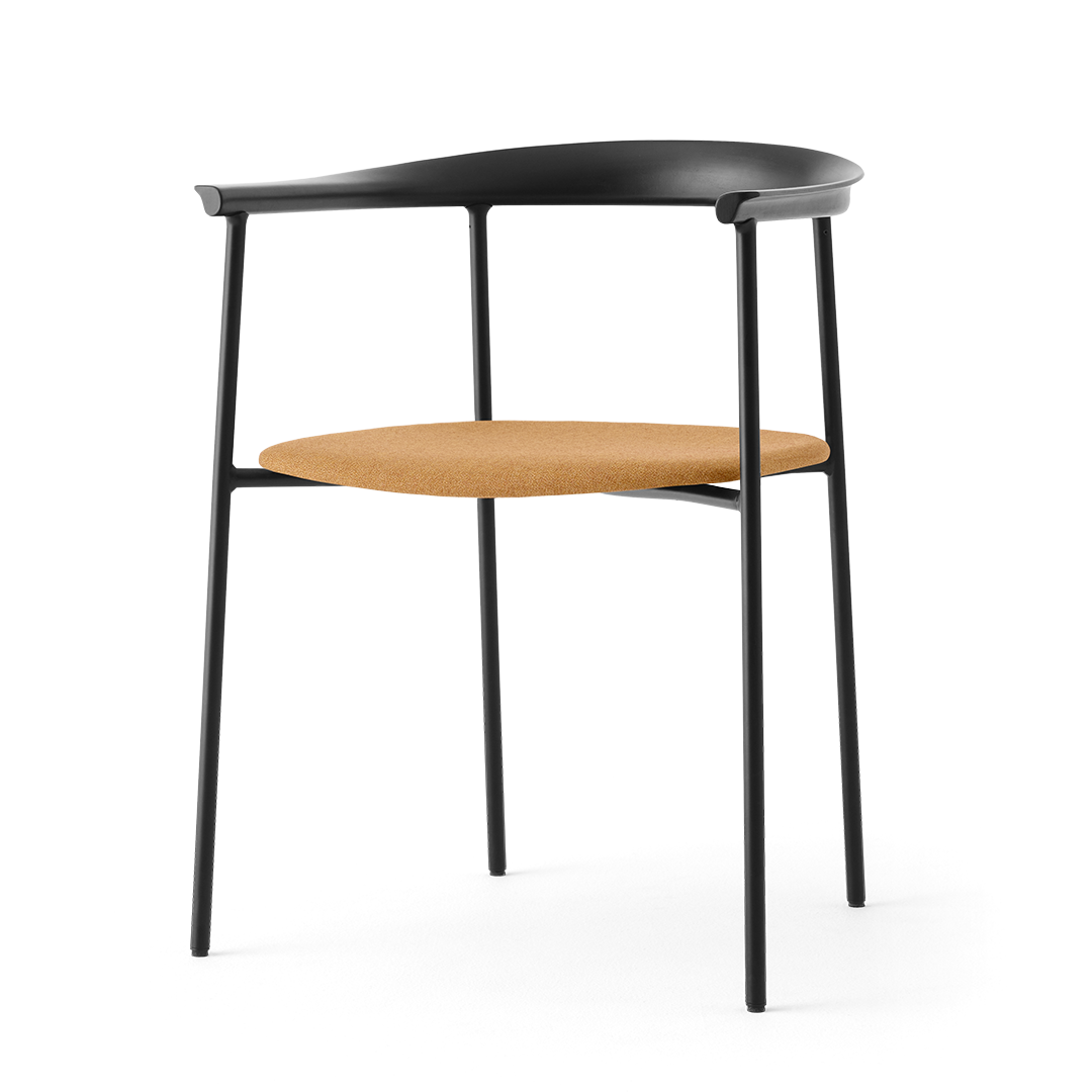 Arc Chair Beech Black - Padding Seat