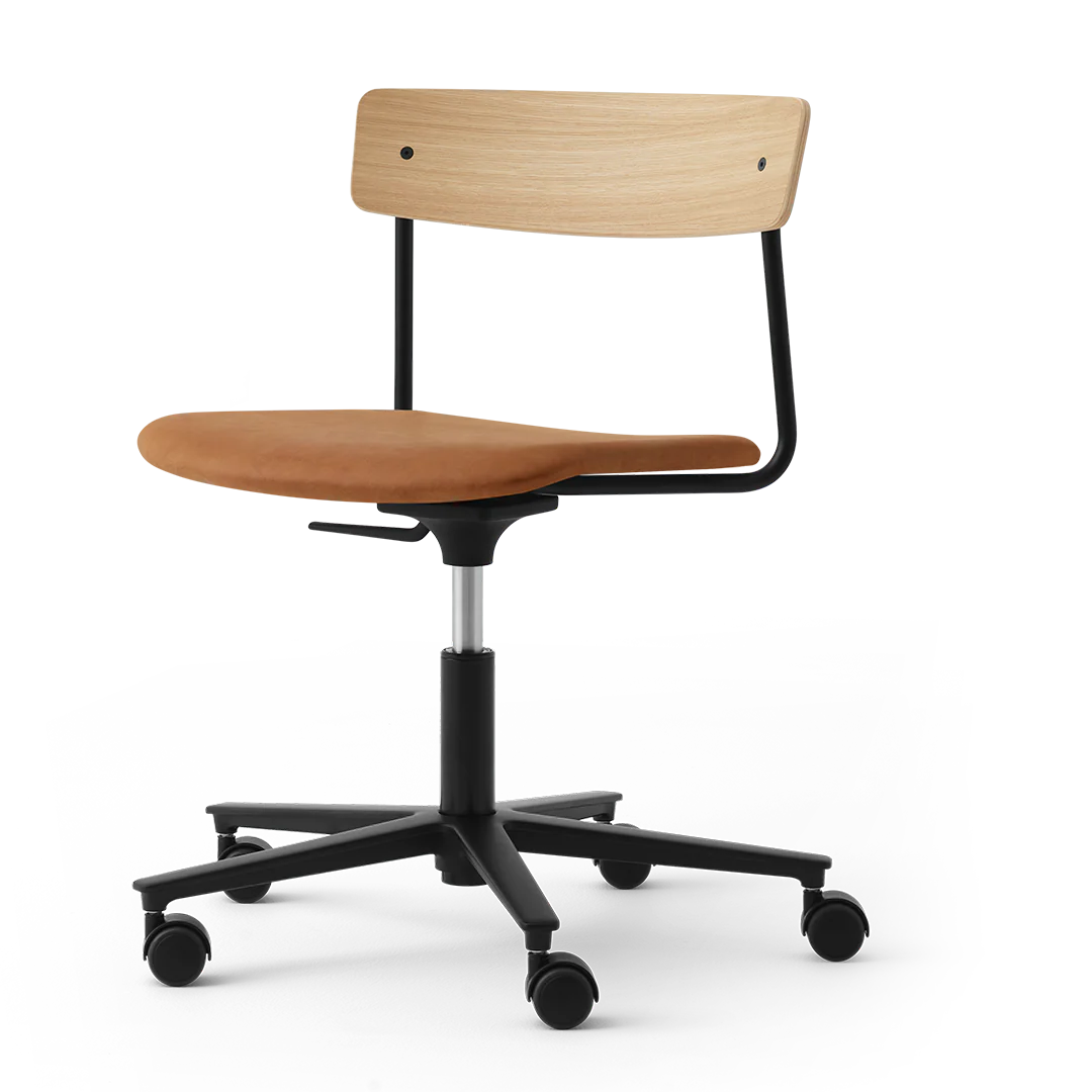 Cross Task Chair Oak - Padding Seat