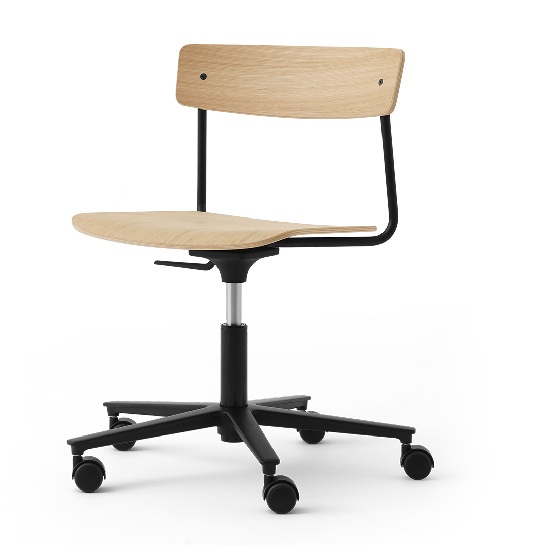 Cross Task Chair Oak – Studio Sitwell